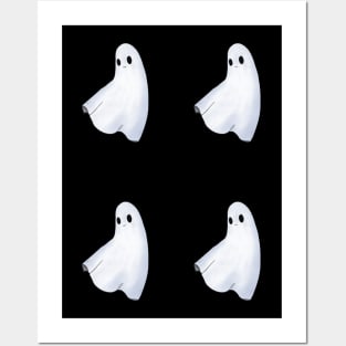 Ghost Emotions Sad Happy :3 Posters and Art